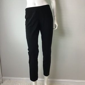 Eileen Fisher , black crepe skinny leg pants S/P